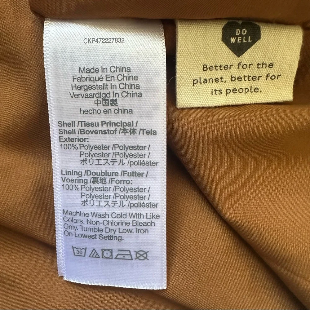 Madewell Dress Sophia Cami Tiered Midi in Dot Ruffle Sepia Polka Dot Brown 10 - Picture 11 of 14